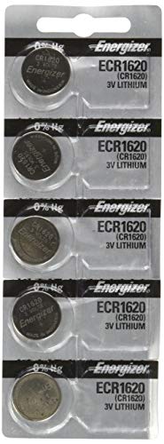 Energizer CR1620 Lithium Battery, Card of 5ORMD