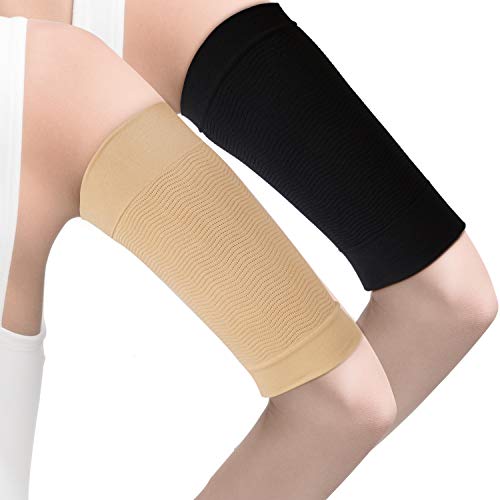 WILLBOND 4 Pairs Slimming Arm Sleeves Arm Elastic Compression Arm Shapers Sport Arm Shapers for Women Girls