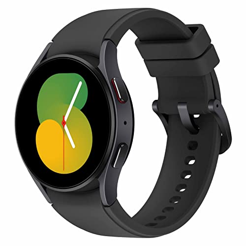 SAMSUNG Galaxy Watch5 Bespoke Edition 40mm Bluetooth Smartwatch, Body, Health, Fitness, Sleep Tracker, Improved Battery, Sapphire Crystal Glass, US Version, Graphite Ridge Sport Band, Black