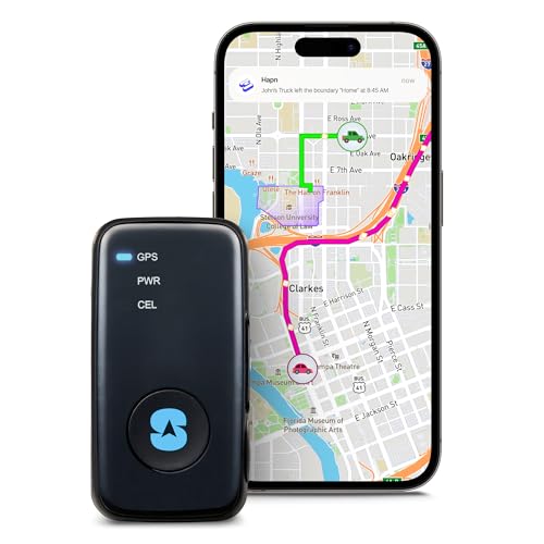Spytec GPS Mini GPS Tracker for Vehicles, Cars, Trucks, Loved Ones, Kids, Fleets, GPS Tracker Device for Vehicles, Unlimited 5 Second Updates US & Worldwide Real-Time Tracking, 4GLTE Super SIM Tracker