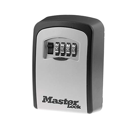 Master Lock Set Your Own Combination Wall Mount Lock Box, 5 Key Capacity, Black, 2 Pack, 5401D