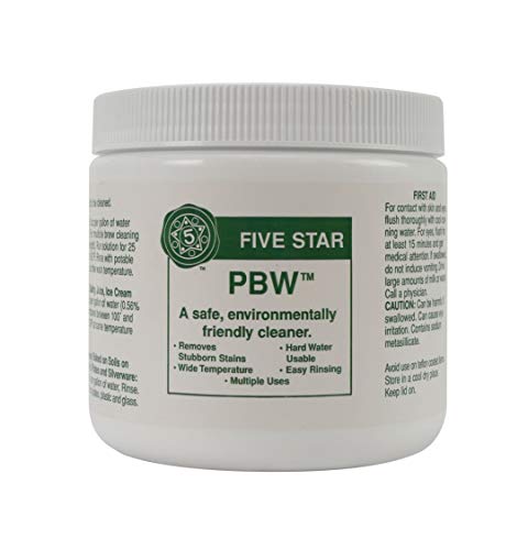 Five Star PBW - 1 lbs - Non-Caustic Alkaline Cleaner, White - pbw1