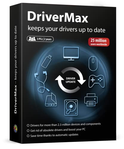 DriverMax keeps your device drivers up to date – driver updater software compatible with Windows 11, 10, 8 and 7 – License for 3 PCs for 2 years