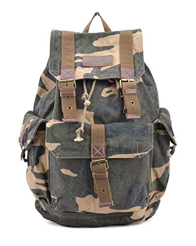 Gootium 21101CAM Specially High Density Thick Canvas Backpack Rucksack (camouflage)