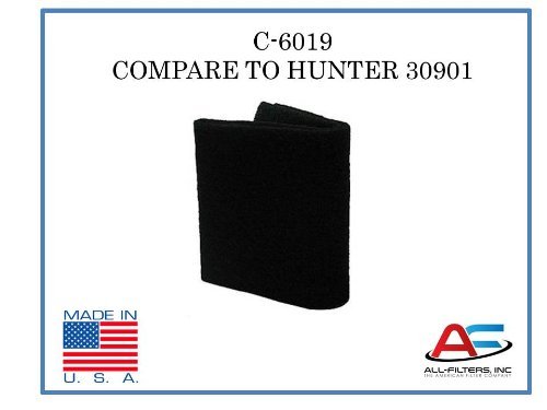 AF Compatible Hunter Air Purifier Carbon Replacement Pre-Filter for Models 30901, 30903, 30907, 30958, and 30959