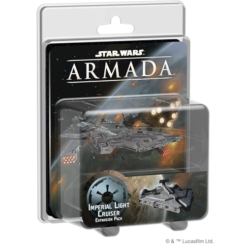 Star Wars Armada Imperial Light Cruiser EXPANSION PACK | Miniatures Battle Game | Strategy Game for Adults and Teens | Ages 14+ | 2 Players | Avg. Playtime 2 Hours | Made by Fantasy Flight Games