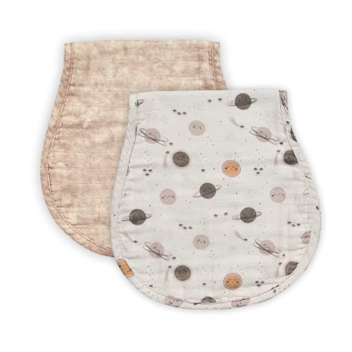 Leyl&Ari Muslin Burp Cloths | Organic Cotton Burping Cloths for Babies | Gender Neutral Burping Rags | Newborn Essentials