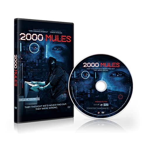 2000 Mules DVD by D'Souza Media New Version with Menu Selections and Subtitles - Deluxe Edition