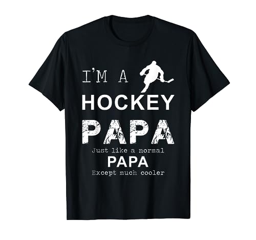 I'm a hockey PAPA Custom T-shirt | Funny T-shirt | Tee