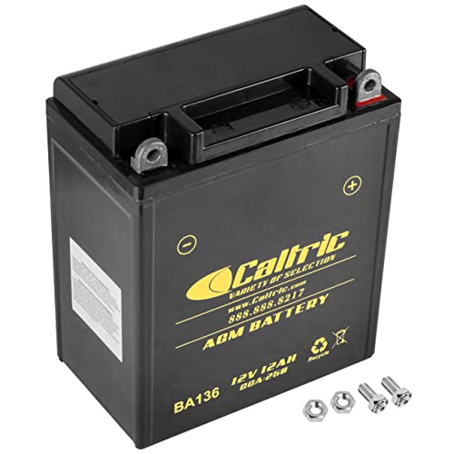 Caltric Yb12Al-A2 Agm Battery Compatible with Kawasaki Vulcan 500 En500-C En500C Ltd 1996 1997-2010