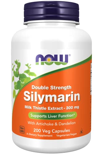 Now Foods - Silymarin Milk Thistle Extract 300 Milligram, 200 Vegetarian Capsules