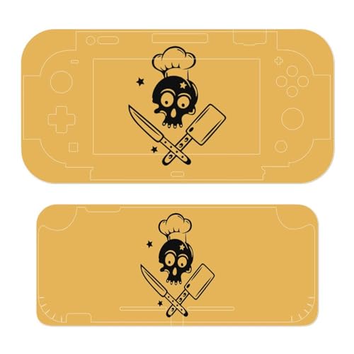 Chef Hat Knives Skin Cover Stickers Funny Graphic Protective Film Full Set Compatible with for Switch Lite