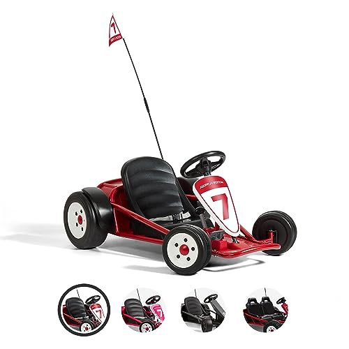 Radio Flyer Ultimate Go-Kart, 24 Volt Outdoor Ride On Toy, Red Go Kart For Kids Ages 3-8