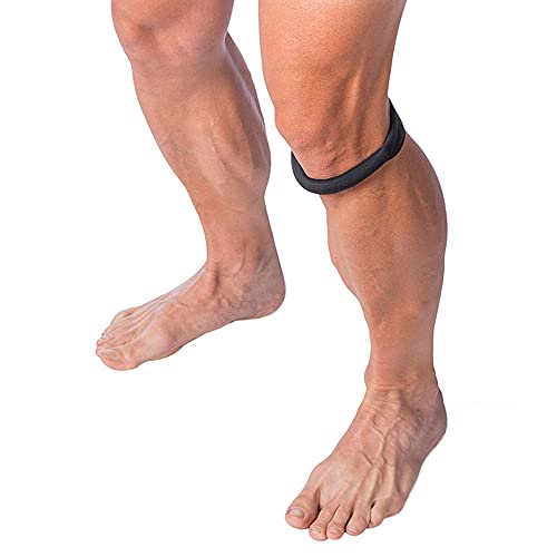 Cho-Pat Original Knee Strap, Patella Support for Runner’s Knee, Jumper’s Knee, Osgood Schlatter’s, and Chondromalacia, Black, Medium