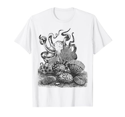 Octopus Cephalopod Sea Creature Marine Biology T-Shirt