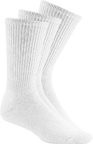 Wigwam King Cotton Crew 3 Pack P2801 Sock, White - Large
