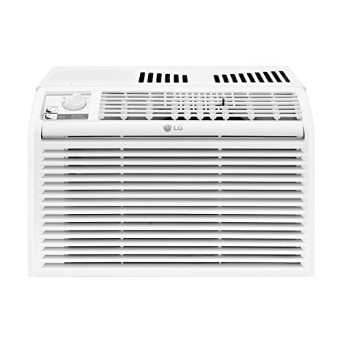 LG 5000 BTU Window Air Conditioners [2023 New] Easy Mechanical Control Ultra-Quiet Compact-size Cools Washable Filter 150 Sq.Ft. for Small Room AC Unit air conditioner Easy Installation White LW5023
