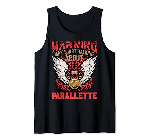 Parallette Funny Workout Humor Gym Fitness Health Tank Top