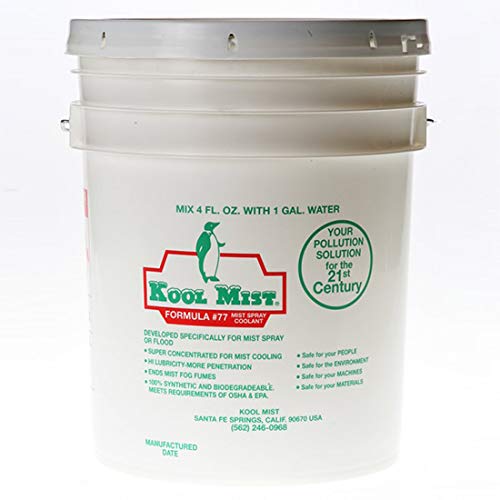 KOOL MIST 5 Gallon #77 Concentrated COOLANT for KOOL MIST System USA