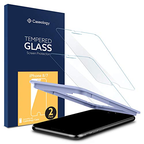 Caseology Tempered Glass for Apple for iPhone 8 Screen Protector (2017) for iPhone 7 (2016) 2 Pack