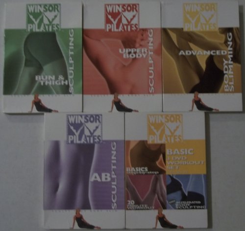 Winsor Pilates: 6 DVD set: Includes Basic-Accelerated Body Sculpting-Bun & Thigh Sculpting- Advanced Body Slimming-Ab Sculpting-Upper Body Sculpting