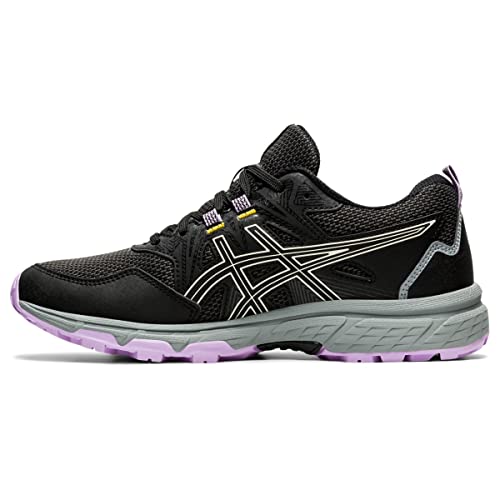 ASICS Women's Gel-Venture 8 Running Shoes, 6, Black/Ivory