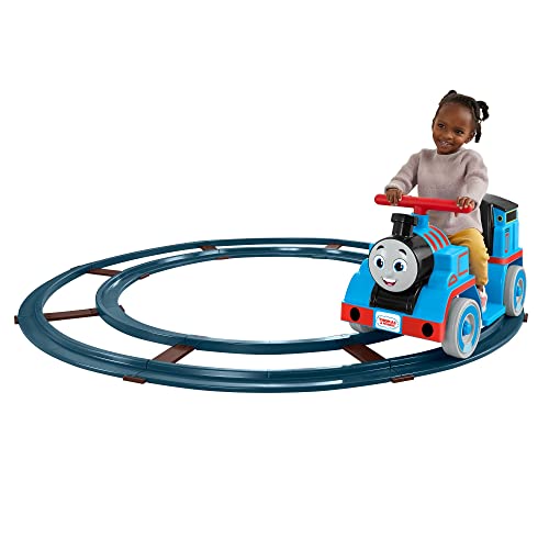 Power Wheels Thomas & Friends Ride-On Train, Thomas with Track, Battery-Powered Toddler Toy for Indoor Play Ages 1+ Years​