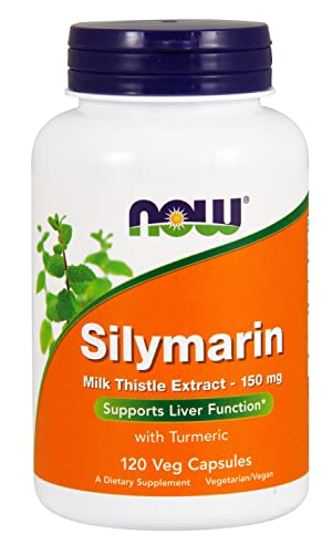 Now Foods Silymarin 150mg, 120 VCaps (Pack of 2)