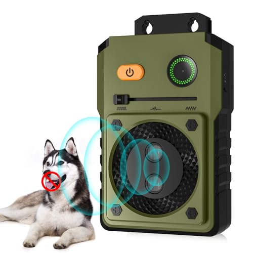WLCelite Anti Barking Devices, 50FT Sonic Barking Deterrent Devices Bark Box with 3 Modes, Safe & Rechargeable Dog Bark Control Device Dog Silencer, Dog Bark Training Device for Outdoor & Indoor Use