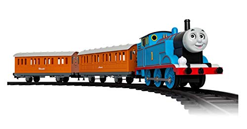 Lionel Battery-Operated Mattel Thomas & Friends Toy Train Set with Locomotive, Train Cars, Track & Remote with Authentic Train Sounds, & Moving Eyes for Kids 4+