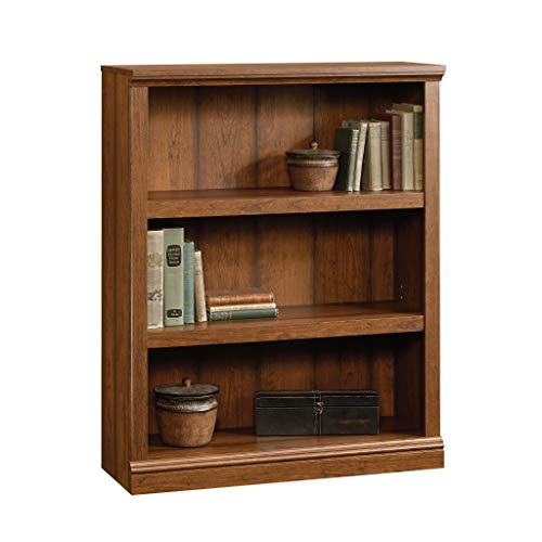 Sauder Miscellaneous Storage 3-Shelf Bookcase/ Book shelf, Washington Cherry finish