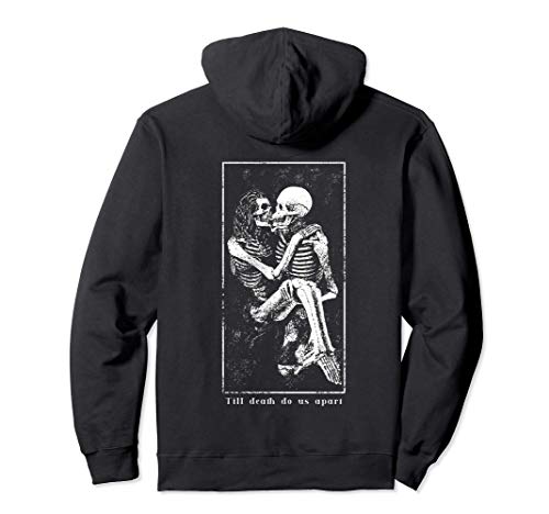 Alternative Clothes Aesthetic Goth - Till death do us apart Pullover Hoodie