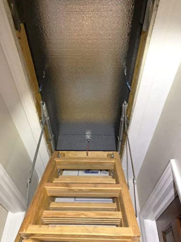 PANADY Attic Stairs Insulation Cover - 25 In x 54 In x 11 In - Class A Fireproof Attic Door Insulation Cover - Attic Access Insulation Cover - Attic Stairway Insulator - Attic Ladder Insulation Cover