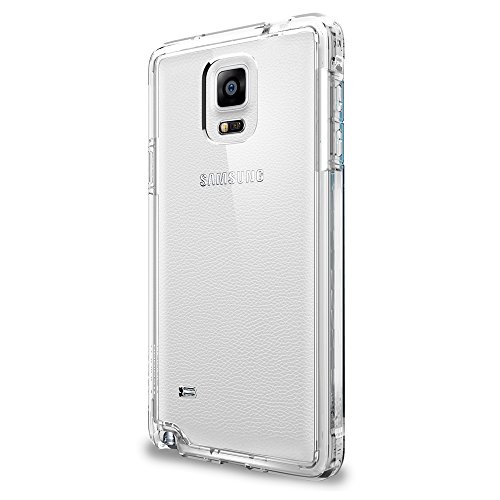 Spigen Ultra Hybrid Galaxy Note 4 Case with Air Cushion Technology and Hybrid Drop Protection for Samsung Galaxy Note 4 2014 - Crystal Clear