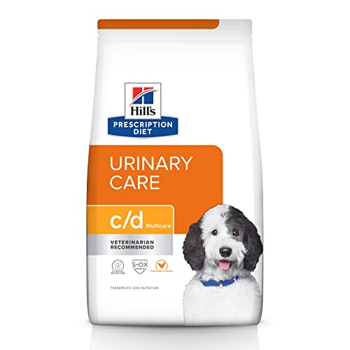 Hill's Prescription Diet c/d Multicare Urinary Care Chicken Flavor Dry Dog Food, Veterinary Diet, 8.5 lb. Bag