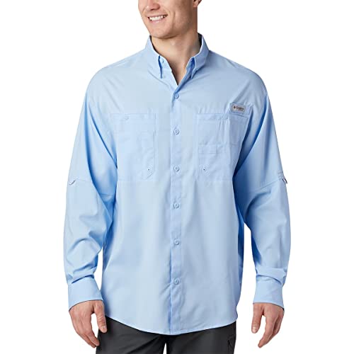Columbia Men's Plus Tamiami II Long Sleeve Shirt, Sail - Medium