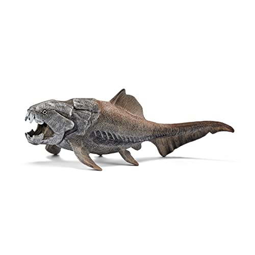 Schleich Dinosaurs Realistic Dunkleosteus Figurine with Movable Jaw - Prehistoric Jurassic Dino Toy with Highly Detailed Movable Jaw, Education and Fun for Boys and Girls, Gift for Kids Ages 4+