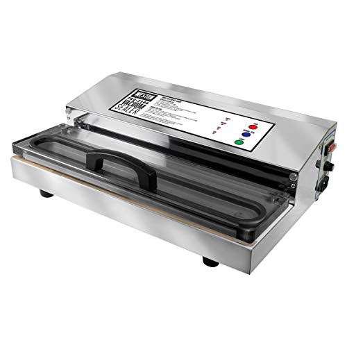 Weston Brands Vacuum Sealer Machine for Food Preservation & Sous Vide, Extra-Wide Bar, Sealing Bags up to 16', 935 Watts, Commercial Grade Pro 2300 Stainless Steel