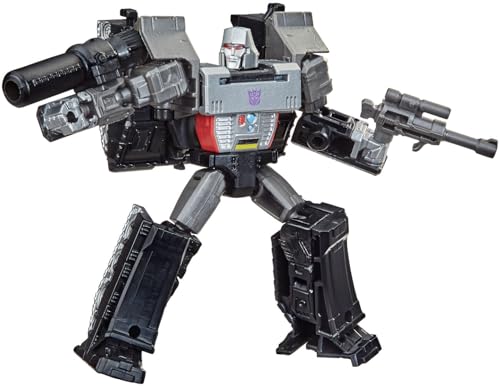 Transformers Toys Generations War for Cybertron: Kingdom Core Class WFC-K13 Megatron Action Figure - Kids Ages 8 and Up, 3.5-inch, Black
