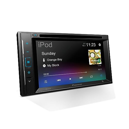 Pioneer AVH-241EX Double-Din CD/DVD Receiver, with Amazon Alexa via The Pioneer Vozsis App, Bluetooth and Backup Camera Compatibility, 6.2” Resistive Touchscreen