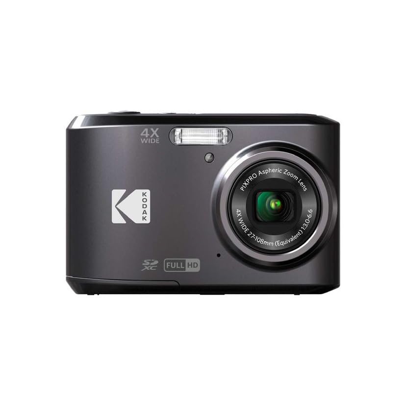 Kodak PIXPRO Friendly Zoom FZ43-BK 16MP Digital Camera with 4X Optical Zoom and 2.7' LCD Screen (Black)