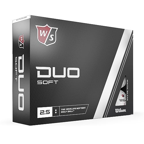 WILSON Staff Duo Soft Golf Balls - 12 Pack, White