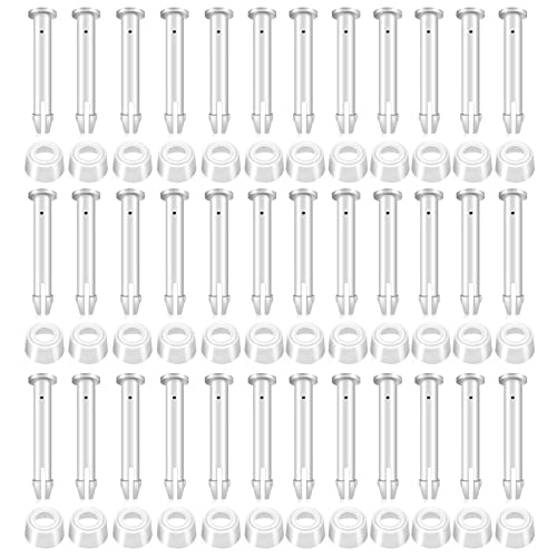 36Pcs Plastic Pool Joint Pins & Pool Seals Compatible with Intex 13'-24' Above Ground Round Metal Frame Pools and Intex Rectangular Metal Frame Pools Replacement Parts(2.36 Inch)
