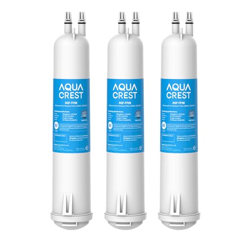 AQUA CREST AQF-FF08 Replacement for 4396841, Everydrop Filter 3, EDR3RXD1, 4396710, Kenmore 46-9083, 46-9030, Refrigerator Water Filter, 3 Filters