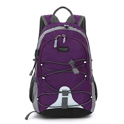 Bseash 10L Small Size Waterproof Kids Sport Backpack,Miniature Outdoor Hiking Traveling Daypack,for Girls Boys Height Under 4 feet (Purple)