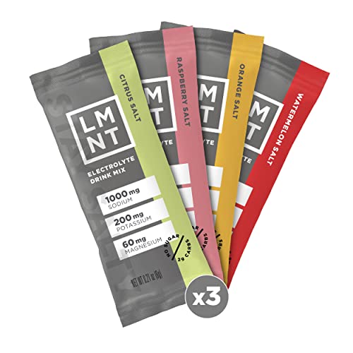 LMNT Zero-Sugar Electrolytes - Variety Salt - Hydration Powder Packets | No Dodgy Ingredients | Keto & Paleo Friendly | 12 Sticks