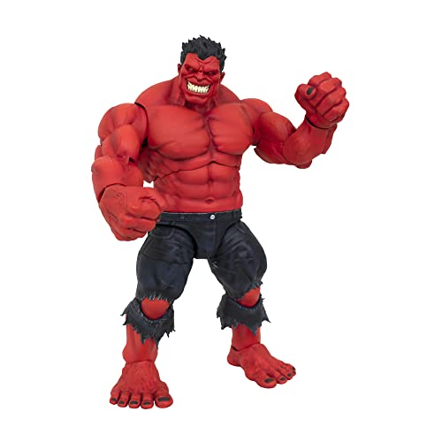 Diamond Select Toys Marvel Select Red Hulk 9-Inch Action Figure (Red)