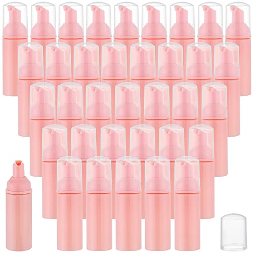 GliSun 36 pcs 2oz Empty Foam Soap Dispensers Bottle Lash Cleanser Bottles Refillable Cleaning for Shampoo Lotion Hand Sanitizer Cosmetics Castile BPA-Free
