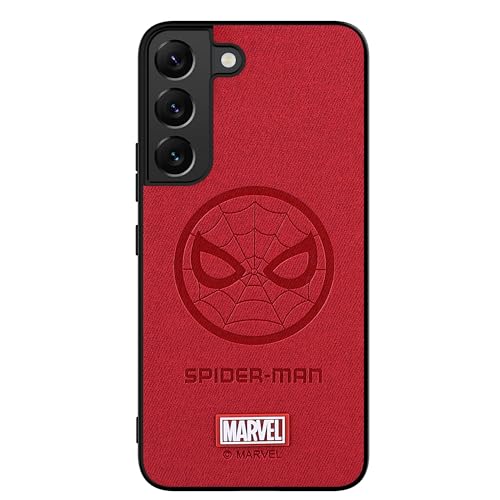 IRON SPIDER Case for Galaxy S21, with Superhero Character Samsung S21 Leather Case, SPIDER-RED