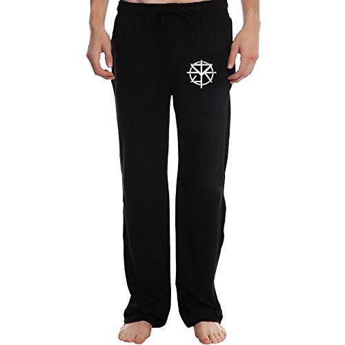 WWPINDNWW Men's Seth Rollins Redesign,Rebuild,Reclaim Baggy Sweatpant with Pockets Pant L Black